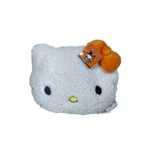 Sanrio Hello Kitty Sherpa Kitty Face 16" x 14" Throw Pillow